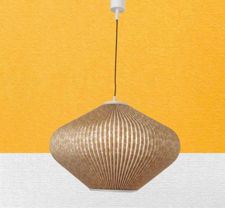Lampa duża, śr. 50 cm, Dania, lata 60, vintage