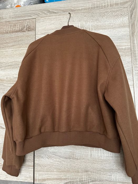 Karmelowa kurtka bomber z Luminy rozmiar M/L