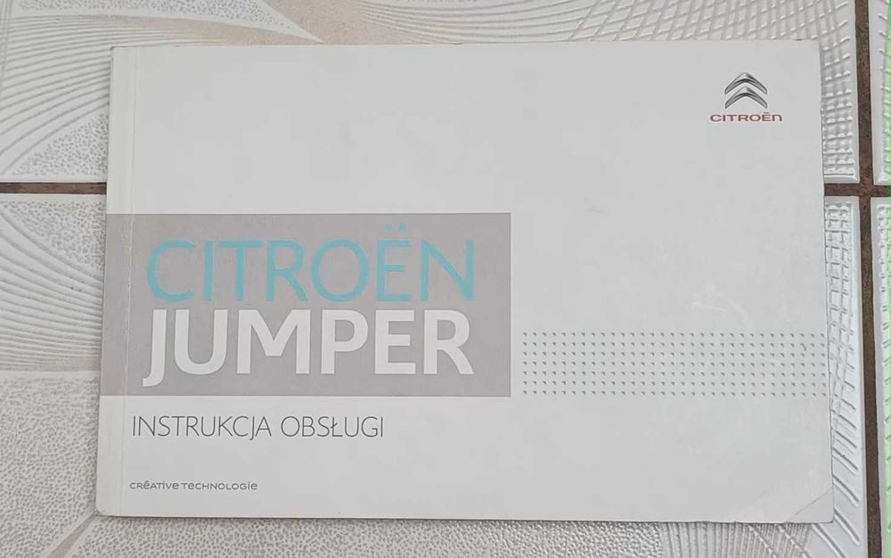 Instrukcja obsługi Citroen Jumper 2017