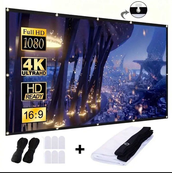 60"72"84"100"120"150"180"200 D Проекционный Экран/Проекційні екрани 4K