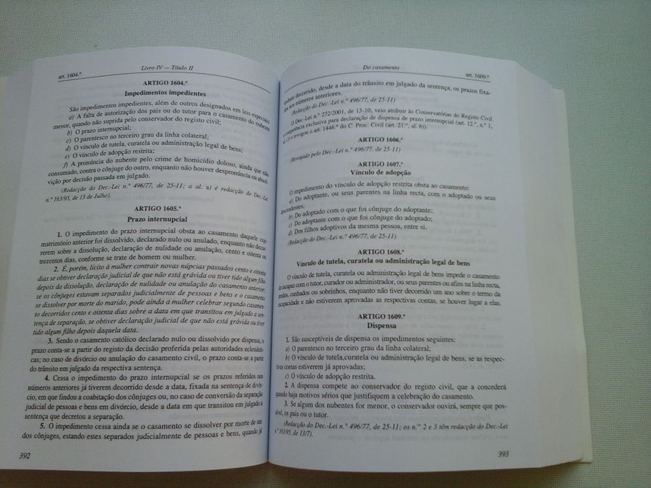 Código Civil Português 2003, Almedina