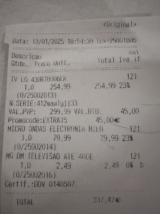 Micro-ondas de bancada