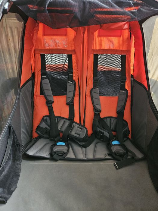 Dwuosobowa przyczepka rowerowa THULE CROSS 2 uchwyty do roweru