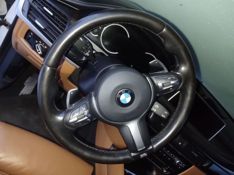 М руль BMW X5 F15 X6 F16 кермо м лепестки виро БМВ Х5 Ф15 Х6 Ф16 Шрот