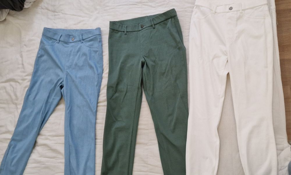 Uniqlo ultra strech leggins novo de algodão