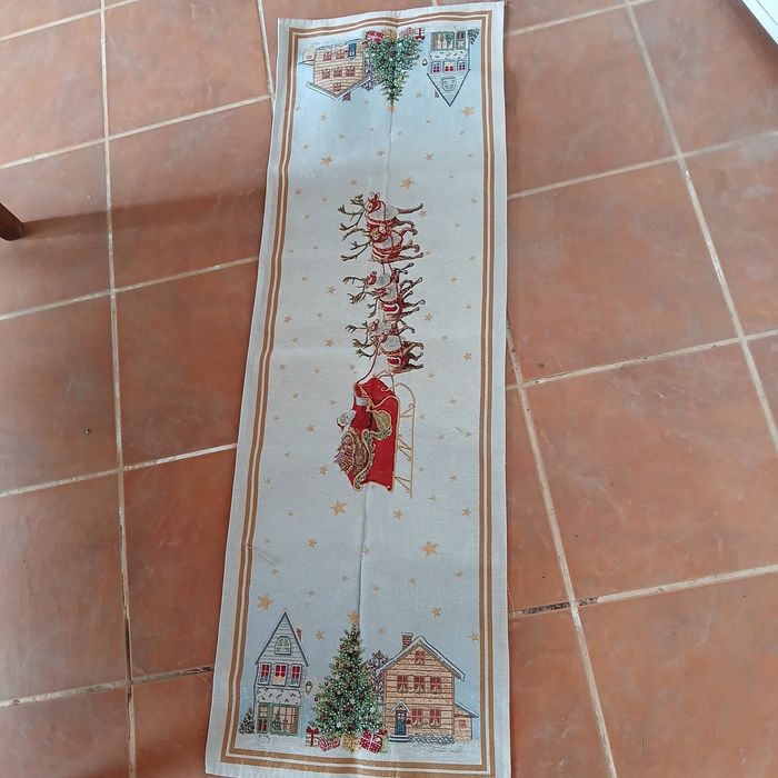 Pano Centro de mesa  Natal  1,45cm X 45 cm