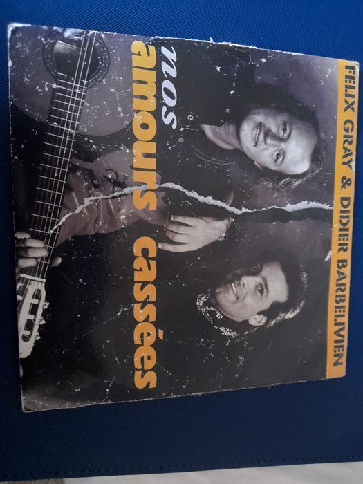 Disco vinil Feliz gray e Didier barbelivien