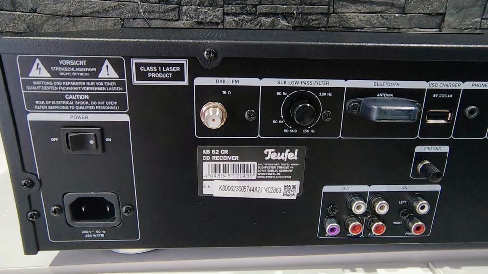 Amplituner stereo TEUFEL KB 62 CR z CD