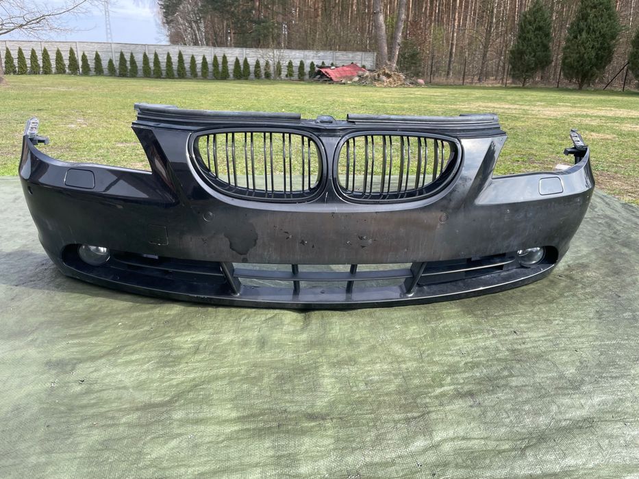 BMW E60 E61 zderzak przód przedni kompletny PDC Xenon spryski 7033694