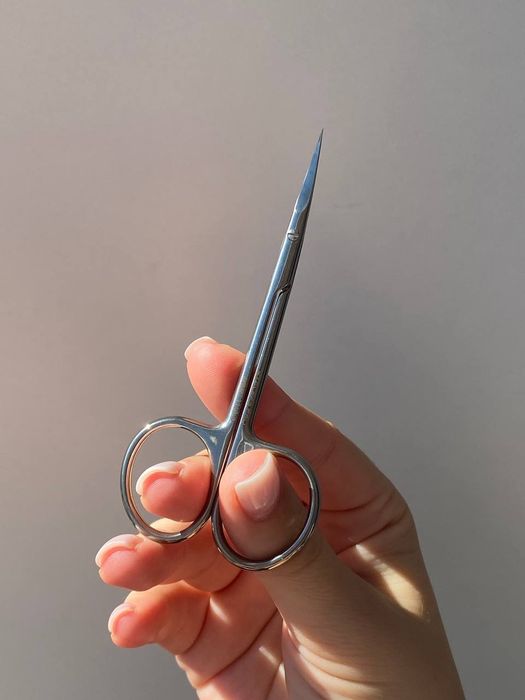 Ножиці для кутикули Staleks, для лівші, 11/3, 11/1, потребують заточки