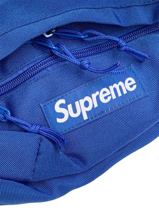 Supreme Waist Bag SS18 royal blue сумка бананка поясна