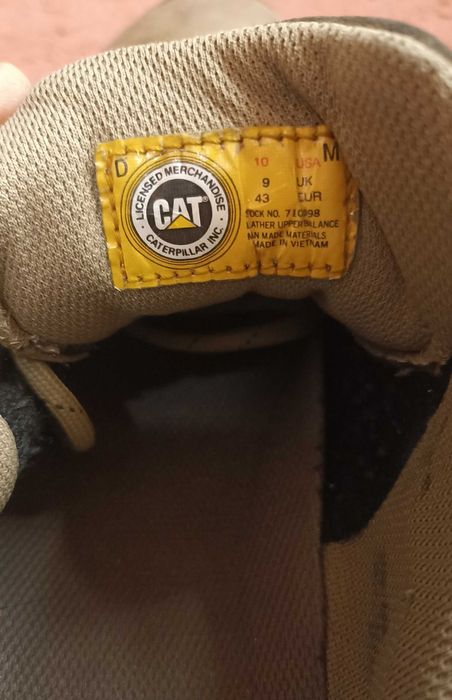 Кросівки шкіряні CAT (Caterpillar)