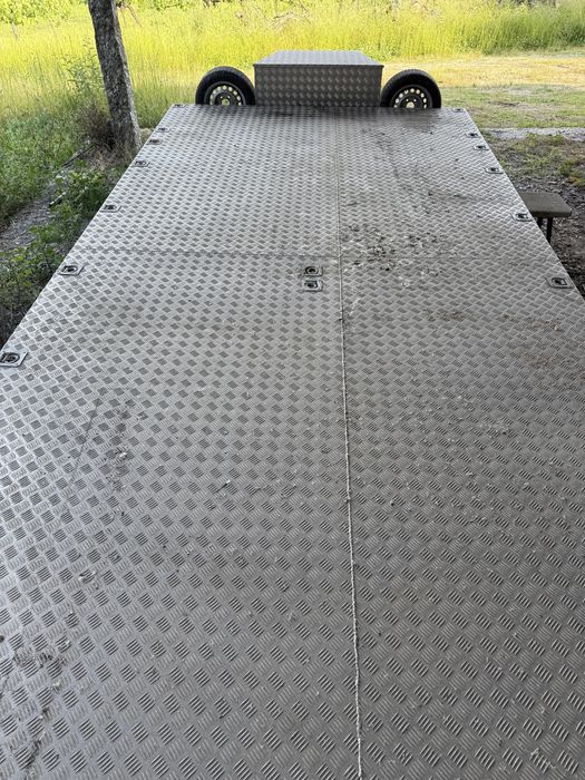 Atrelado reboque aluminio palma