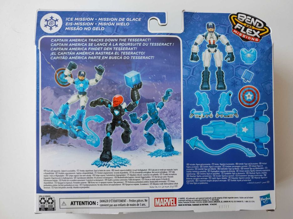 AVENGERS BEND AND FLEX Figurka 15c Kapitan Ameryka