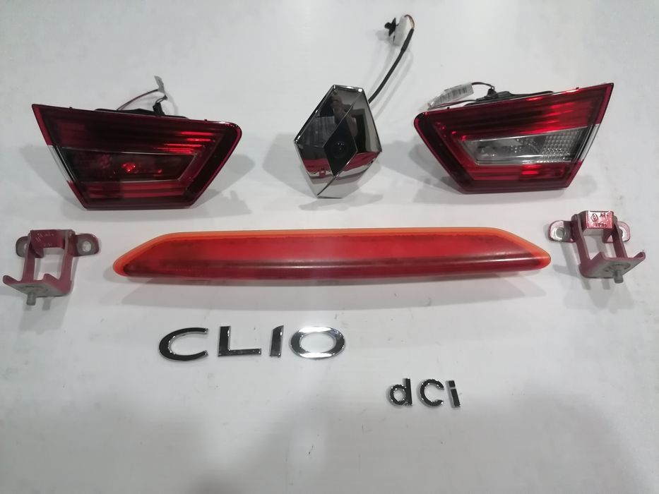 Clio IV todas as peças da tampa da mala