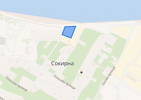 Земельна ділянка с. Сокирна з виходом на Дніпро 40 соток