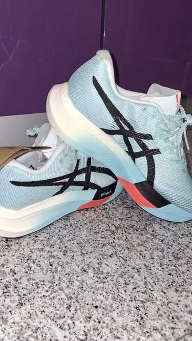 Ténis Asics Metaspeed Sky Paris Azul Vermelho SS25 Unissex