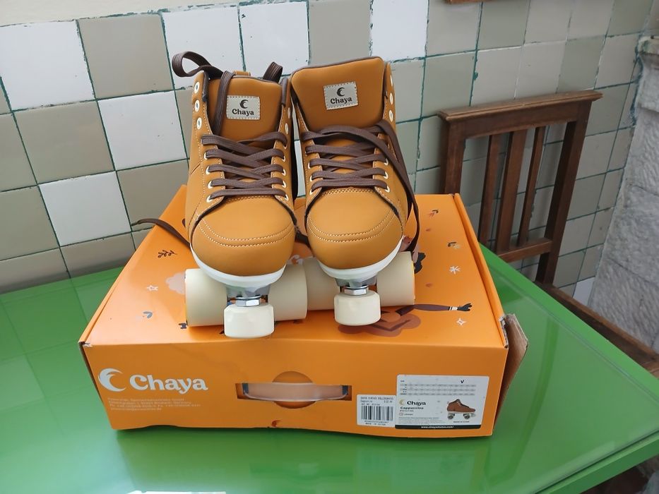 Patins quatro rodas Chaya vintage _Cappuccino  roller skates