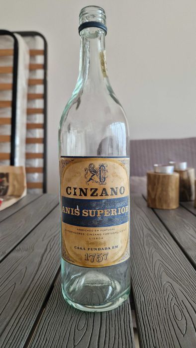 Garrafa de cinzano vintage