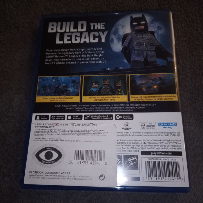 Batman legacy of  the dark night ps5