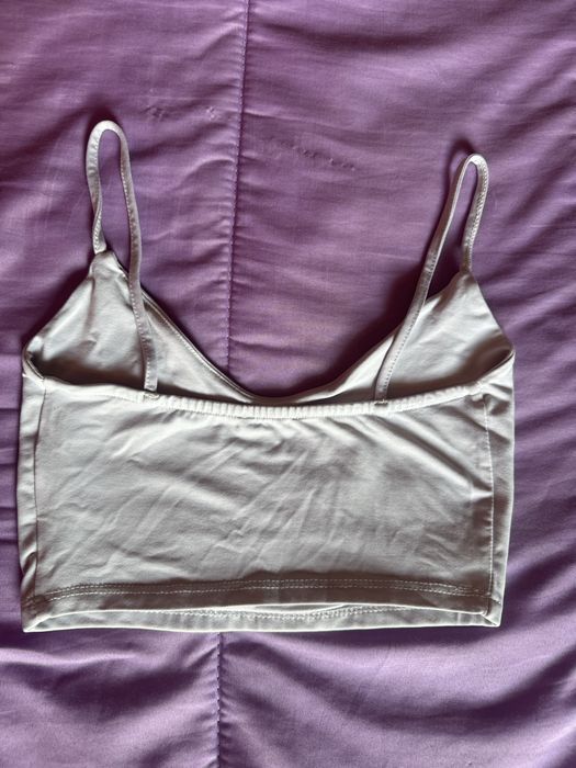 top de alças branco