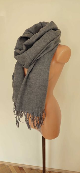 Szal z frędzlami, nowy, h&m