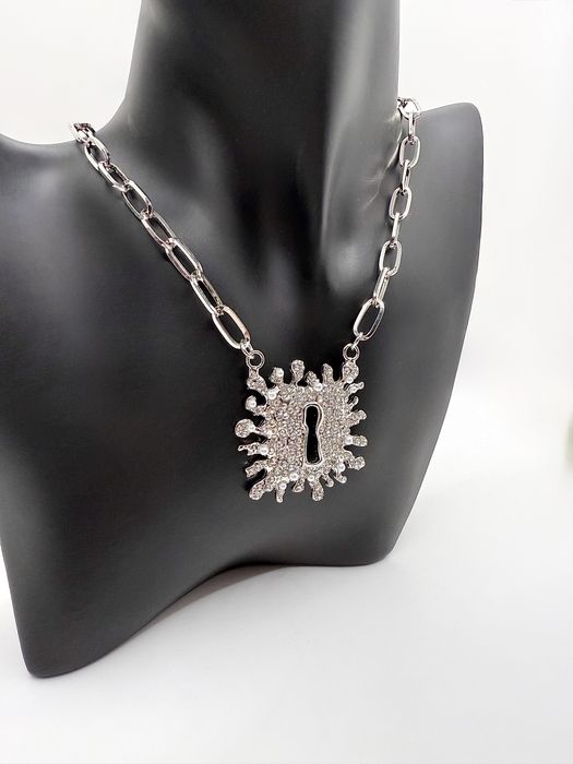 Набір сережки та кольє Schiaparelli трендове з камінцями