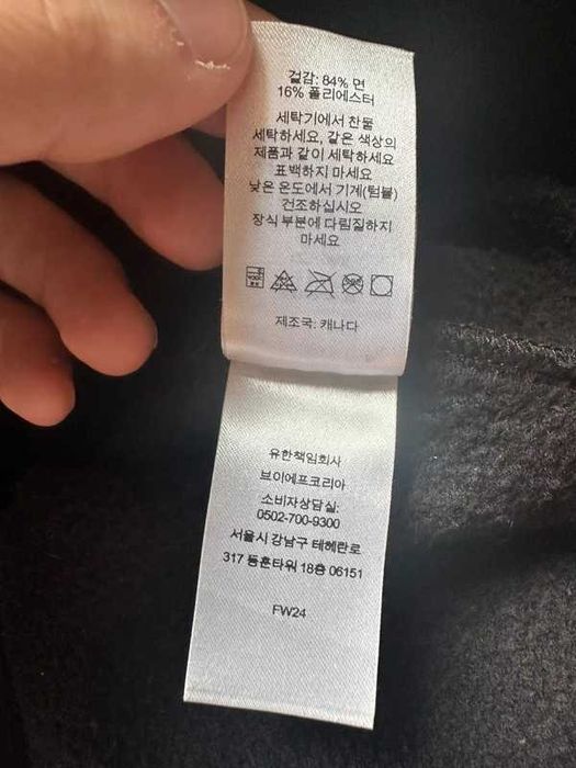 Supreme Small Box Zip Up Hooded Sweatshirt FW24 Black M