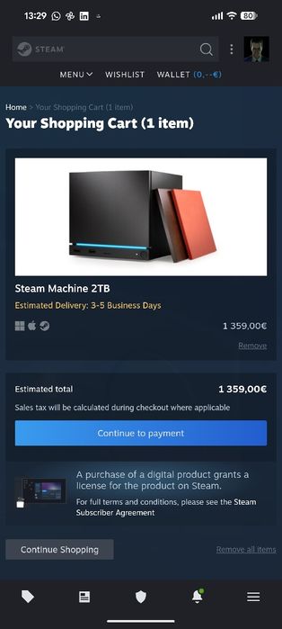 Steam Machine 2TB