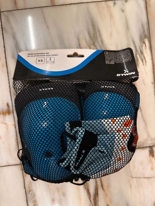 Kit Proteção Criança XS - BTWIN - Ciclismo