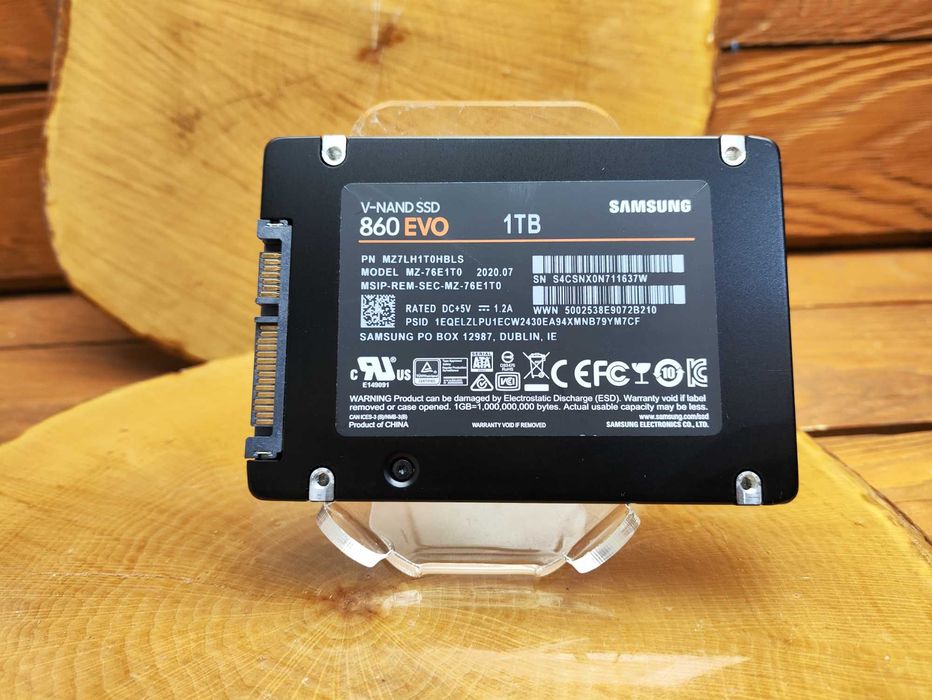 Dysk Ssd Samsung 860 Evo 1Tb Sata III 2.5 MZ-76E1T0 1000Gb V-NAND 3bit MLC