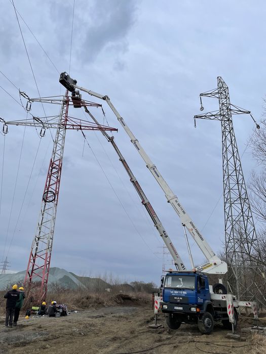 wynajem podnośnik koszowy zwyżka  Katowic