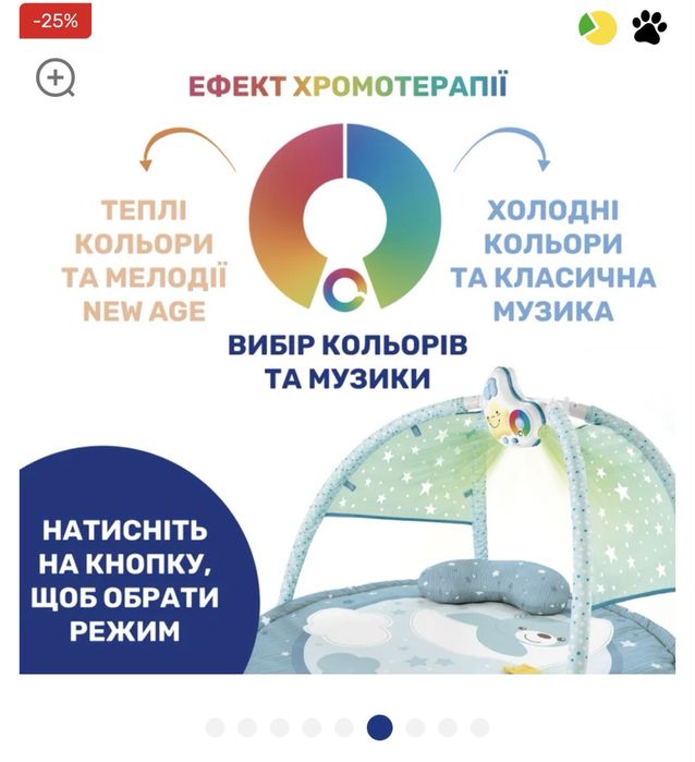 Мобіль-нічник Chicco