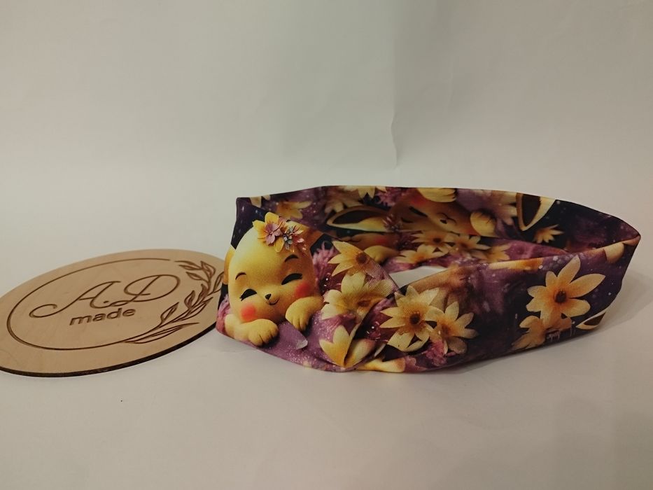 Opaska bawełniana przeplatana Pikachu pokemony