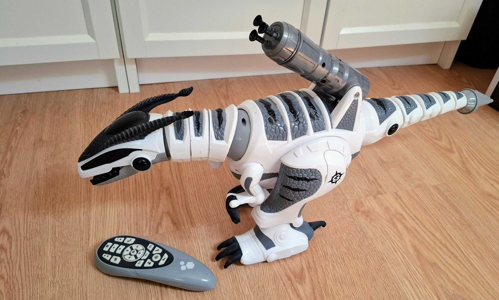 Dinossauro Robô Interativo com Comando (Excelente Estado)
