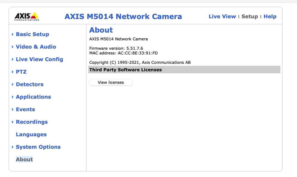 Kamera IP PTZ Axis M5014 PoE IP51