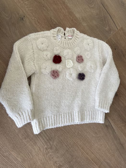 Кофта , светр вязаний Zara 4-5 , 110-116