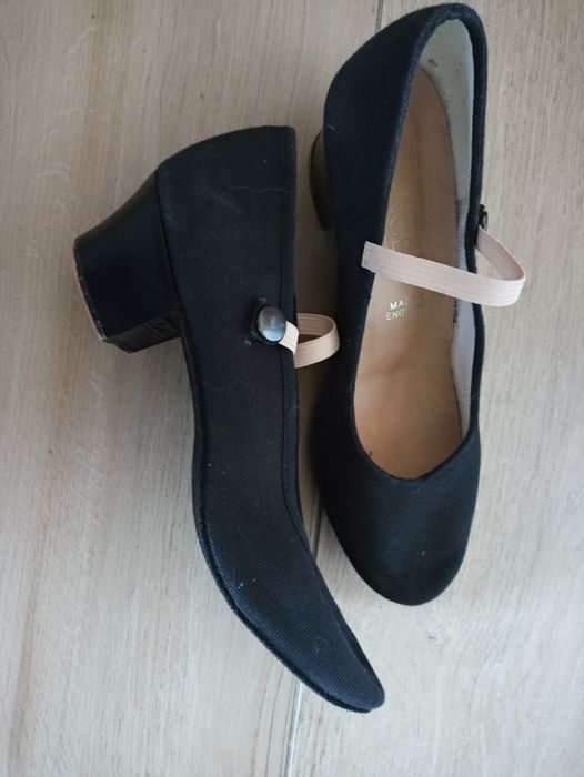 Baleriny na obcasie roz 35