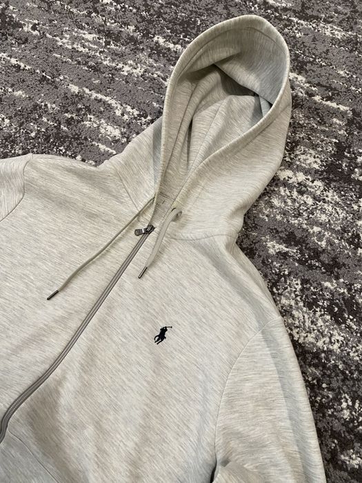 Зіп худі Polo Ralph Lauren М-Л розмір сірого кольору