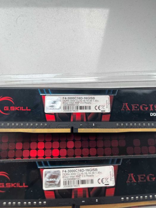 G.SKILL 16GB (2x8GB) 3000MHz CL16 Aegis