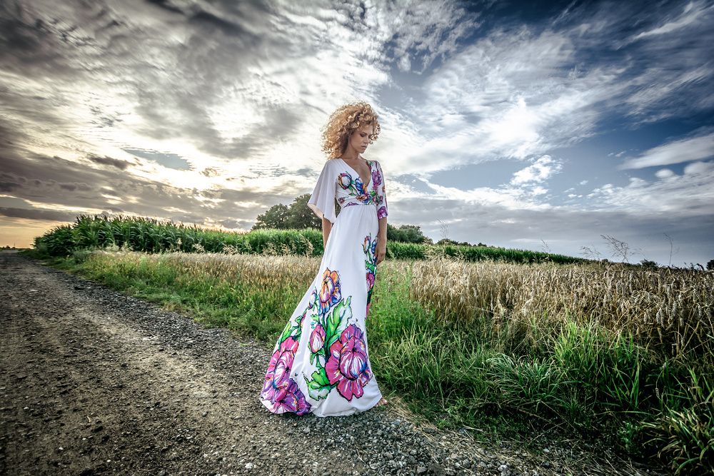 Magdalena Maxi Flower - Suknia ślubna Rozm. 34-46