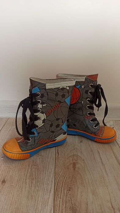 Гумові чоботи резинові чоботи гумаки для хлопчика 23р