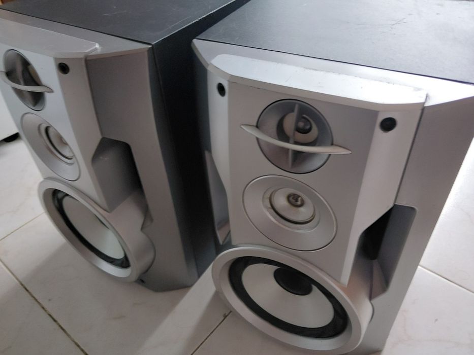 Colunas tres vias sony impecaveis