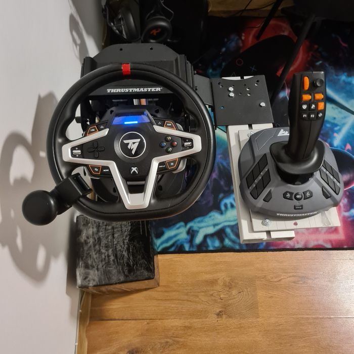 Thrustmaster, kierownica, joystick, sim, ets2, fs