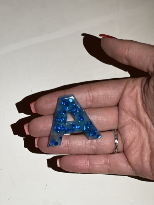 Porta chaves com inciais letras