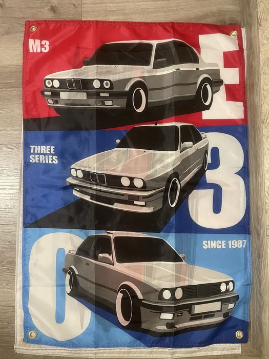 банер плакат постер авто бмв jdm