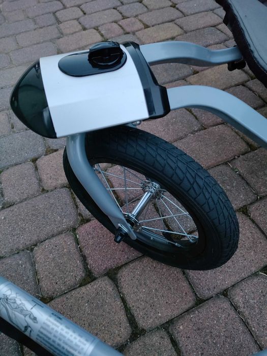 Przyczepka rowerowa dla dzieci KESSER 2w1 dwuosobowa