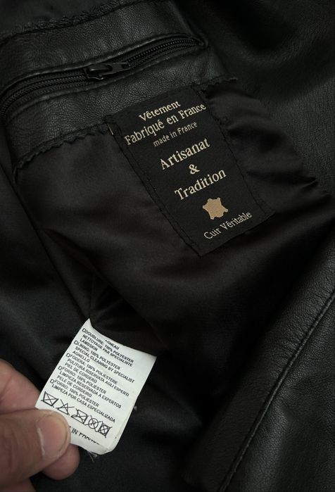 Чоловічий шкіряний піджак Vent Couvert Paris Originals