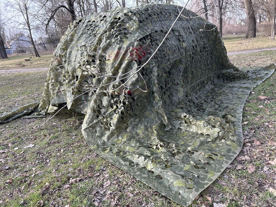 Маскувальна сітка Лист 1 зелений колір