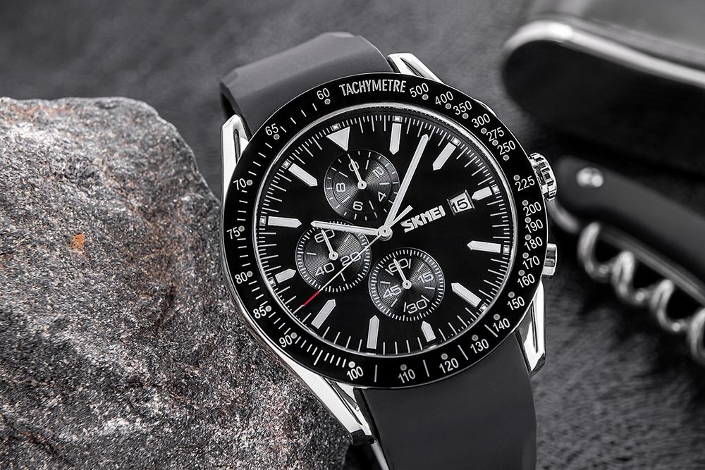 zegarek męski skmei 9253psibk + box